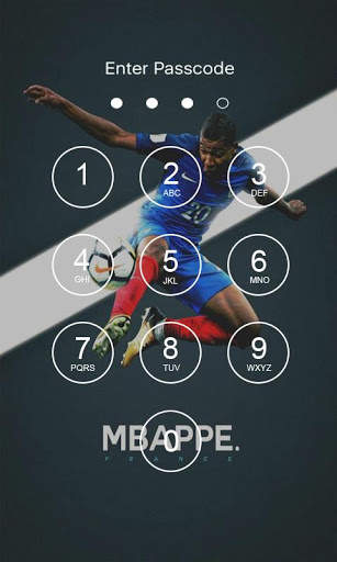 Kylian Mbappe Lock Screen screenshot 2