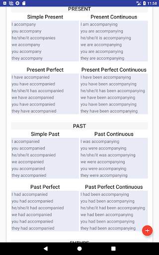 English Verbs screenshot 11