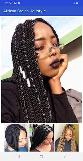 African braids hairstyle screenshot 3