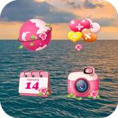 Cute Pink Girl Candy Icon Pack 1.0.2