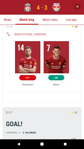 The Official Liverpool FC App скриншот 3