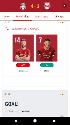 The Official Liverpool FC App screenshot 3
