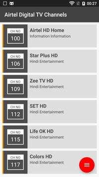 Airtel Digital TV Channels screenshot 2