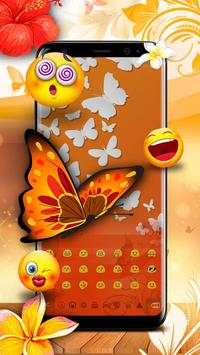Orange Butterfly Keyboard screenshot 3