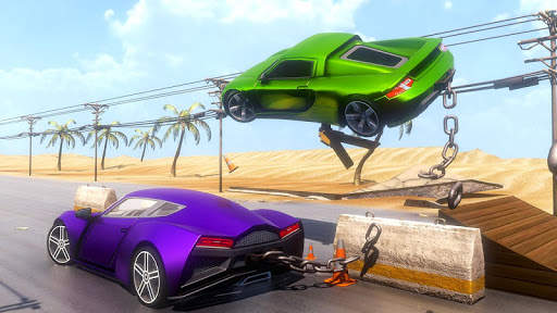 Chained Mega Ramp Car Stunt GT Racing Stunts Game screenshot 4