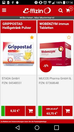 aFON Awinta Demo App screenshot 1