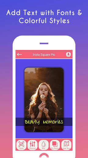 Square Blur No Crop Pic Editor - Square Pic App screenshot 5