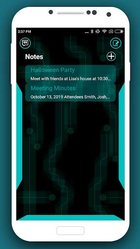 Innovational Launcher 2019 - hi-tech theme screenshot 4