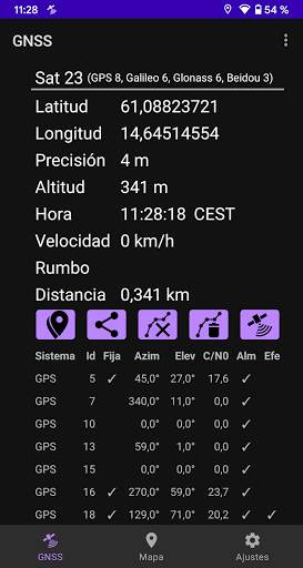 Visor de GNSS screenshot 1