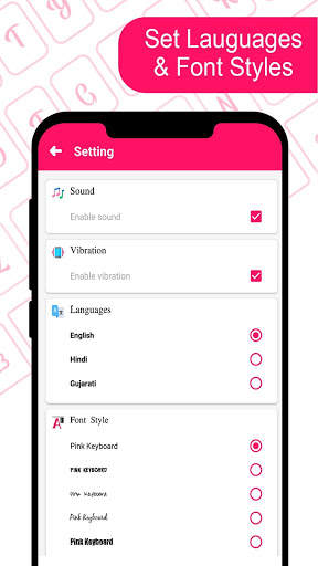 Pink Keyboard 2020 screenshot 6