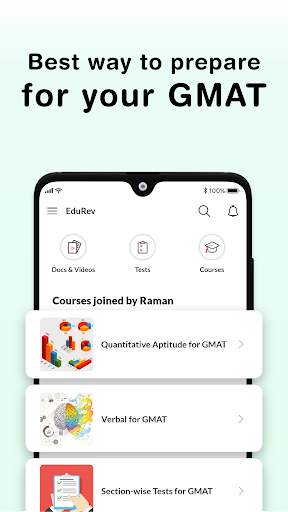GMAT Exam Prep App, Mock tests screenshot 1