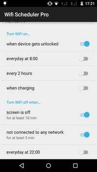Wifi Scheduler PRO screenshot 2