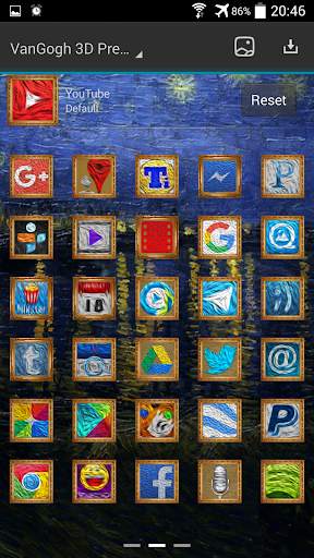 Next Launcher 3D Theme VanGogh screenshot 8