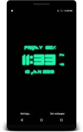 Pixel Digital Clock Live Wp screenshot 7