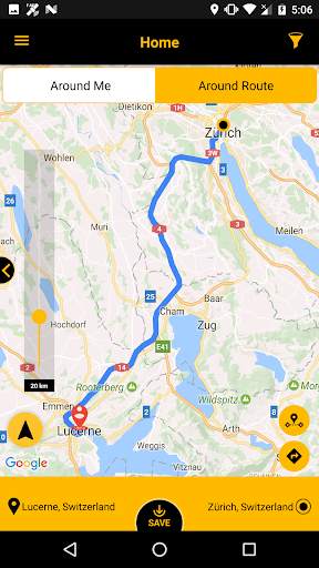 On the Way, a travel planner screenshot 3