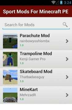 Sport Mods For Minecraft PE screenshot 2