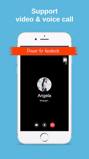 Power for Facebook: Download video, Chat video screenshot 1