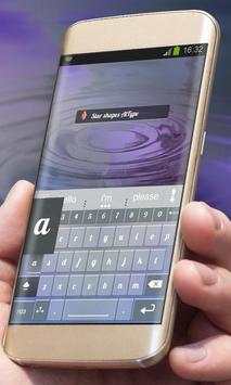 Star shapes AiType Theme screenshot 2