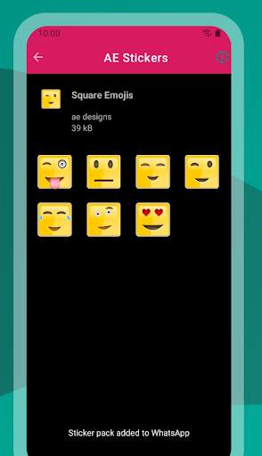 Stickers App 4 تصوير الشاشة