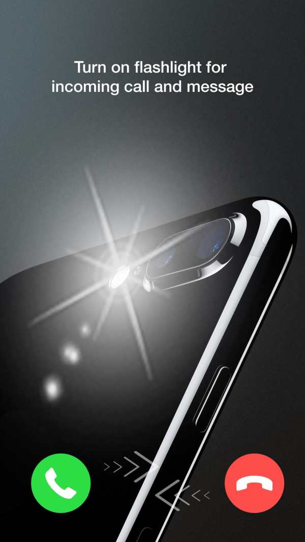 Flashlight On Call And Text Message & Notification screenshot 1