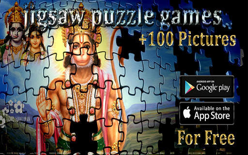 lord hanuman jigsaw puzzle game for Adults screenshot 1