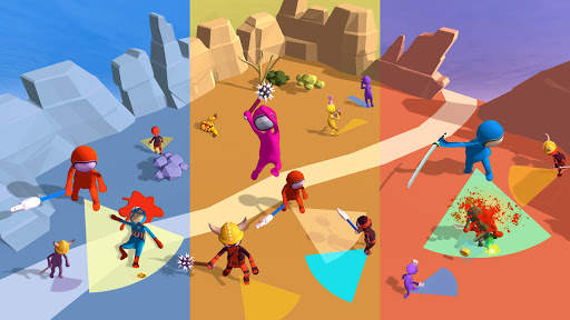 Stickman Smashers -  Clash 3D Impostor io games screenshot 24