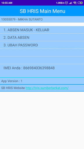SB HRIS Mobile screenshot 2