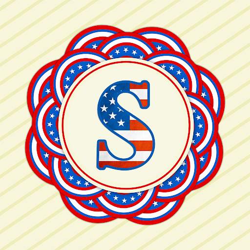 4th July DP Maker : American Flag Theme Alphabet screenshot 8
