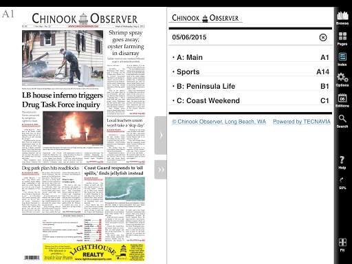 Chinook Observer E-Edition screenshot 4