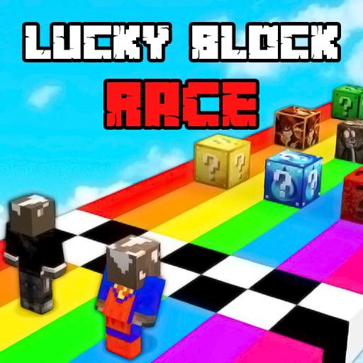 Lucky Block Race for Minecraft Pe (MCPE) 1.2