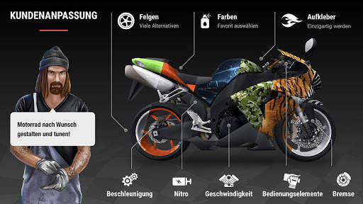 Racing Fever: Moto screenshot 4