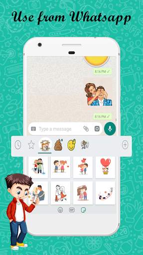 Husband and Wife Love Stickers For WhatsApp screenshot 4