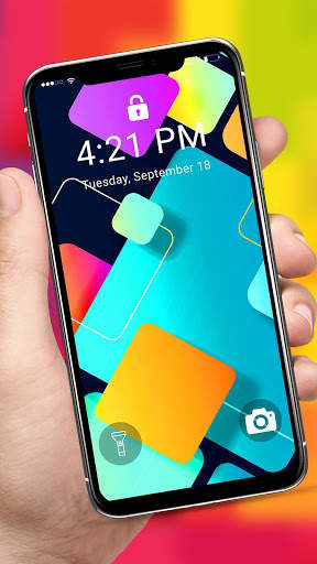 Color Block APUS Live Wallpaper screenshot 1