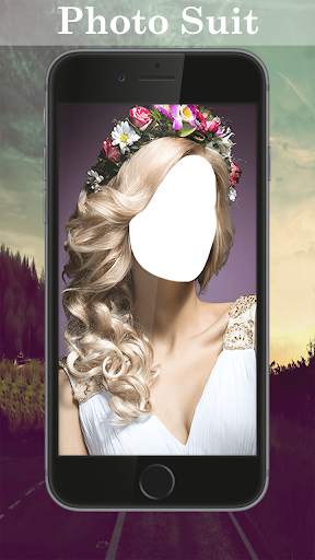 Flowers Hairstyle Photo Editor screenshot 4
