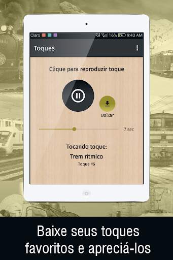 toques de trem para celular, tons e sons de trem screenshot 8
