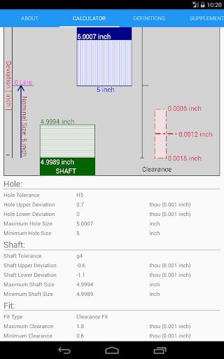 Fit Tolerance ANSI screenshot 6
