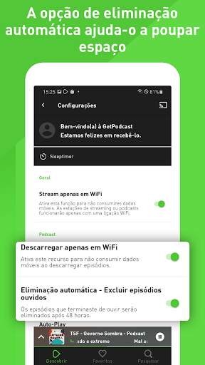 GetPodcast - ouvir podcast screenshot 7