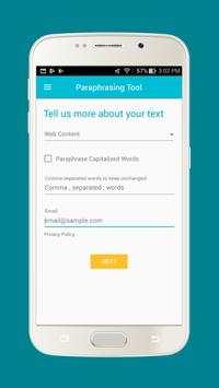 Paraphrasing Tool screenshot 5