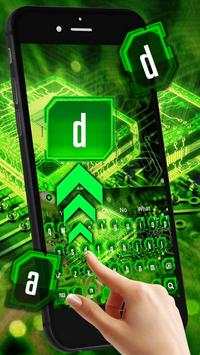 Green Electric Circuit Keyboard screenshot 2