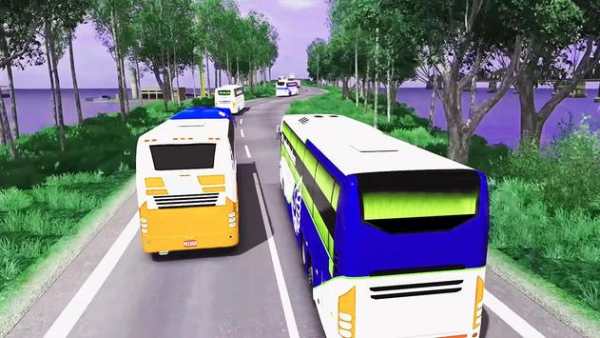 Fun Bus Racing Game 3D 2020:Heavy Bus Simulator screenshot 1