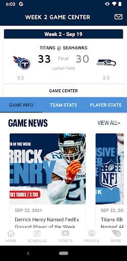 Tennessee Titans screenshot 2