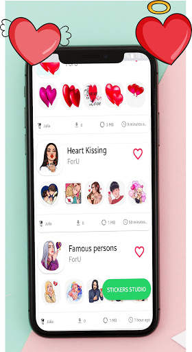 💞Love Animated Stickers for WhatsApp 💝 (GIF) screenshot 3