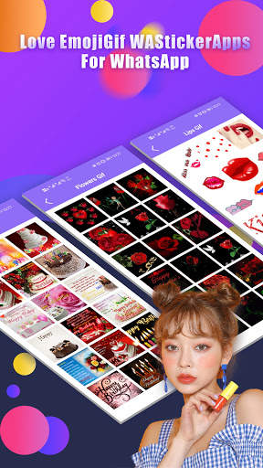 Love EmojiGif WAStickerApps For WhatsApp screenshot 4