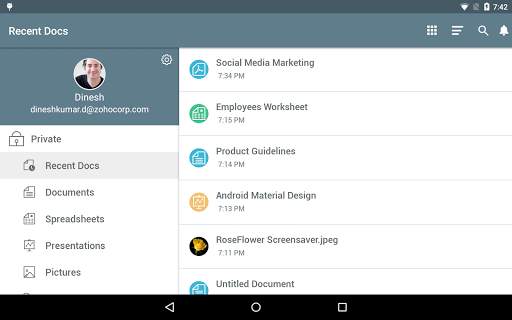 Document Management -Zoho Docs screenshot 8