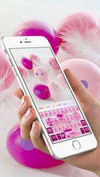 Cute Pink Smiles Keypad 5 تصوير الشاشة