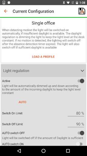 LUXeye Config screenshot 4