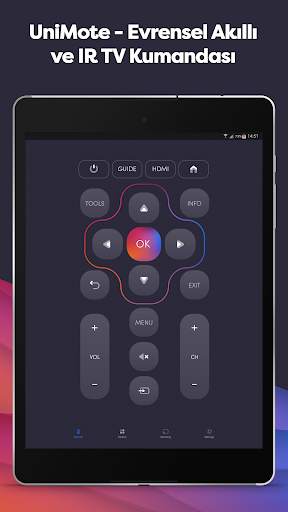 UniMote - Evrensel Akıllı ve IR TV Kumandası screenshot 4