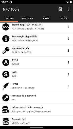 NFC Tools screenshot 1