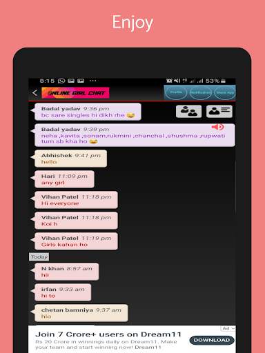 Online Girls Live Chat - Meetme & Dating Girls app screenshot 5