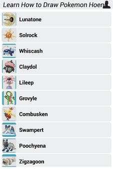Learn How to Draw Pokemon Hoenn screenshot 4